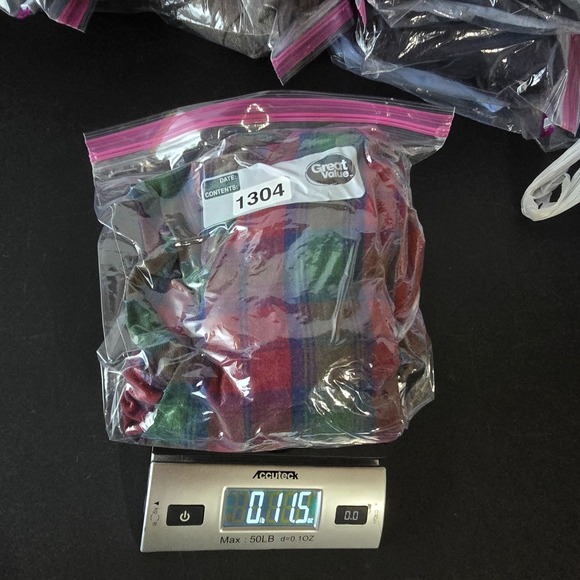 Vintage Walt Disney World Sleepwear Minnie Mouse Flannel Plaid Nightgown L/XL - Picture 10 of 10